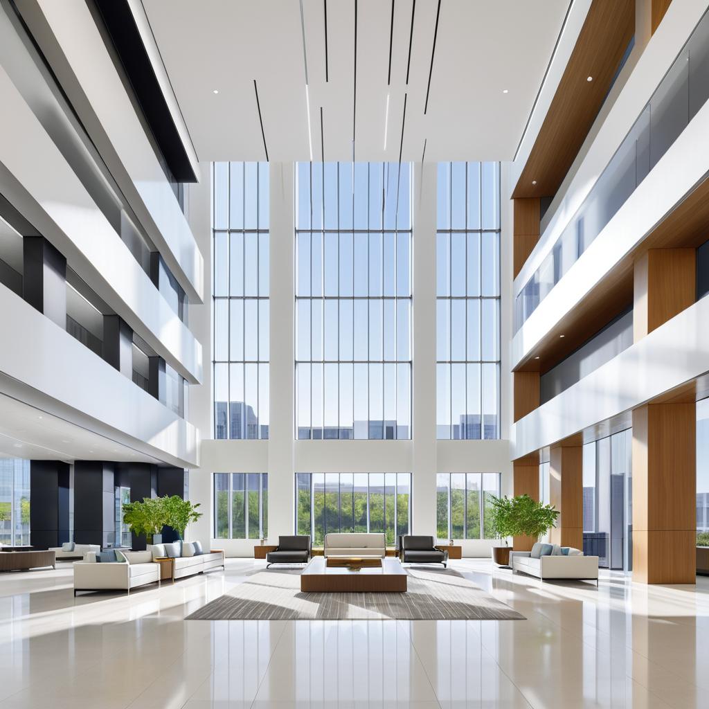 Elegant Modern Office Lobby Design