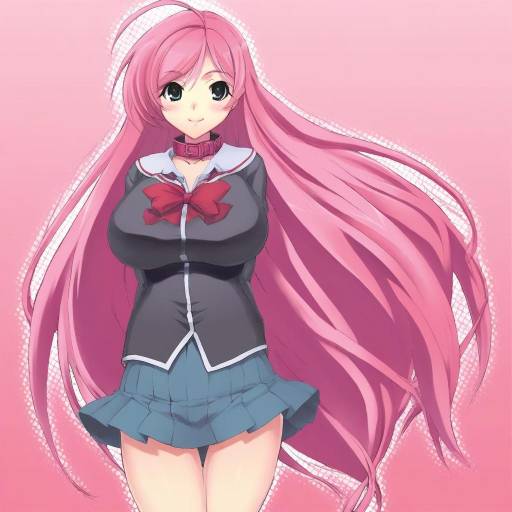 Illustration of Akashiya moka, rosario+vampire in the style of Miyagoe yoshitsuki