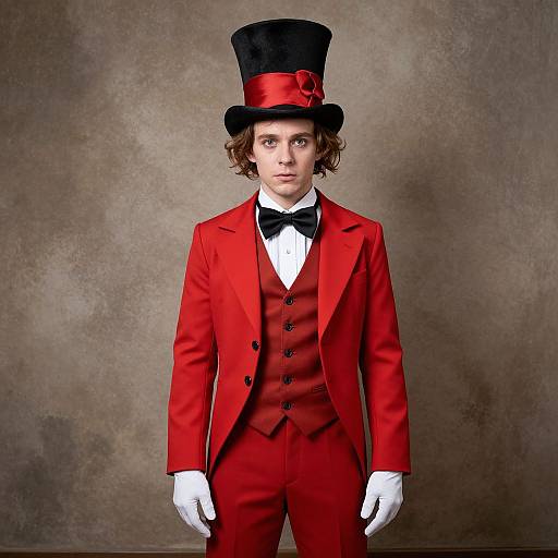 Mad Hatter in Red Suit