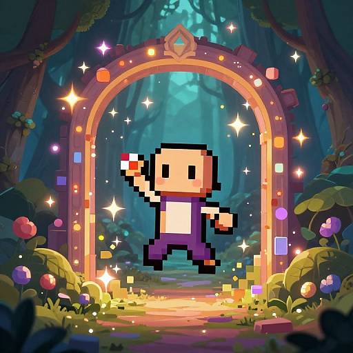 Magical Portal PNG to Sprite