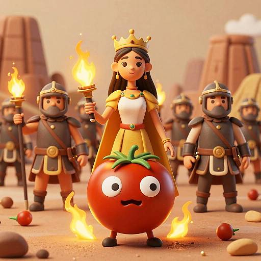 Pepper Kingdom's Radiant Salsa Warriors