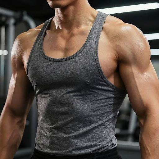 Hyper-Realistic Fitness Model in Jockstrap