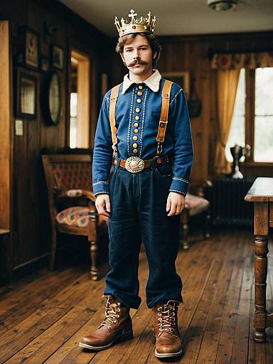 Blurry Country Noble with Mustache