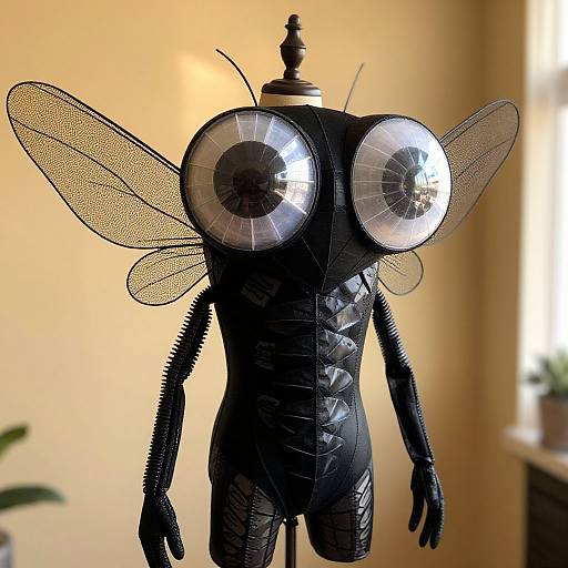 DIY Fly Guy Costume on Mannequin