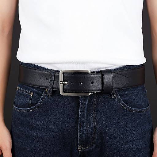 Trendy Minimalist Men's Leather Belt