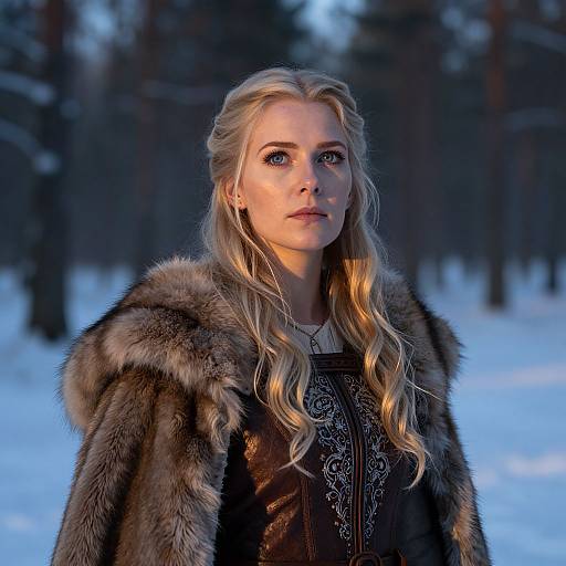 Photorealistic Nordic Woman Portrait