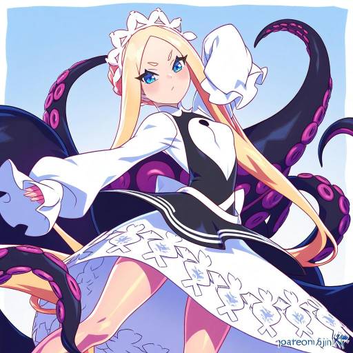 Illustration of Abigail williams (festival outfit) (fate), fate/grand order in the style of Kajin (kajinman)