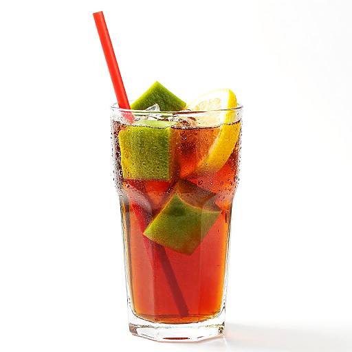 Iced Tea with Cucumber and Lemon