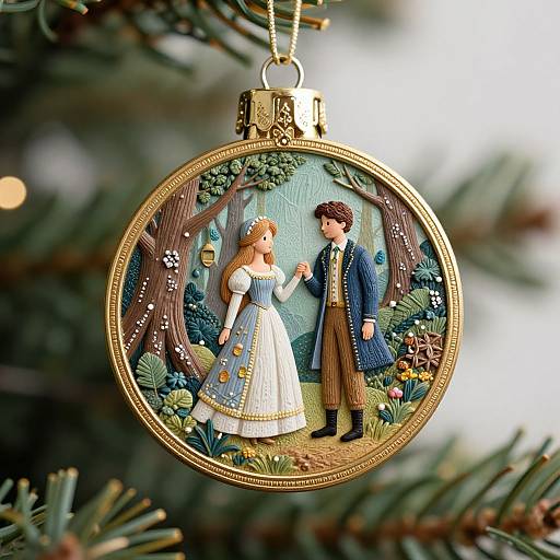 Fairy Tale Christmas Tree Ornament