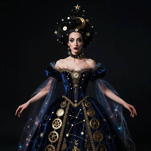 Surreal Celestial Baroque Dreamscape