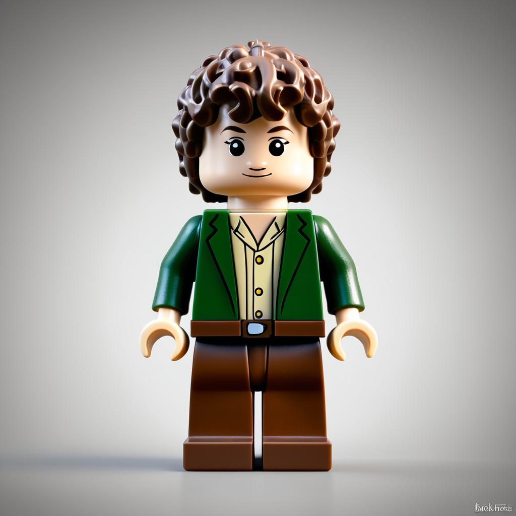 Vintage LEGO Frodo Baggins Mini Figure