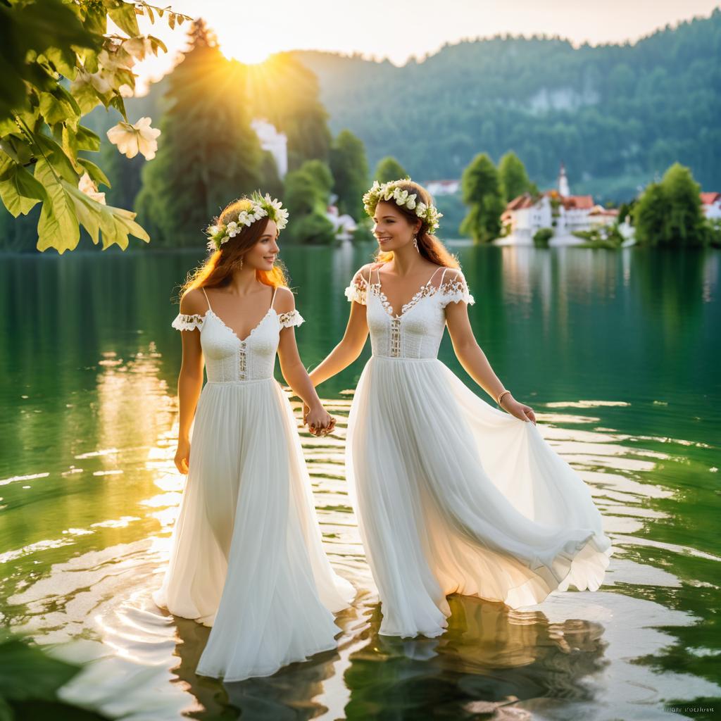 Midsummer Romance at Lake Bled