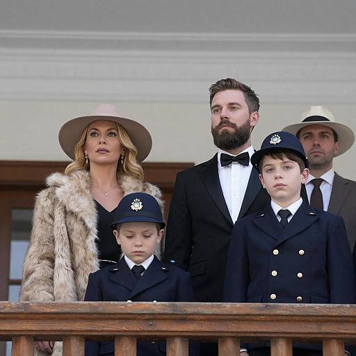 Formal Group on Balcony