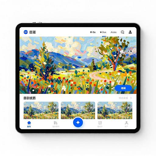 Vibrant Digital Painting Photo Converter