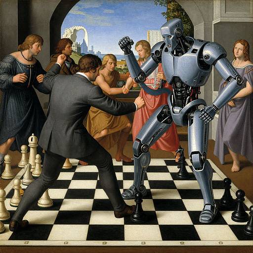 Renaissance Battle on Chessboard