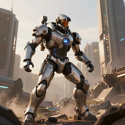 Helldivers ODST in Futuristic Mech Combat