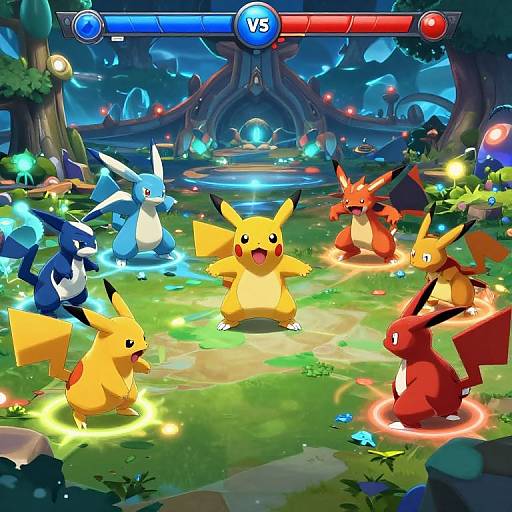 Epic PokémonShowdown Duel Scene