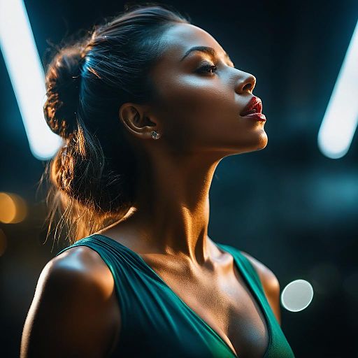 Rebellious Beauty: A Captivating Kiss