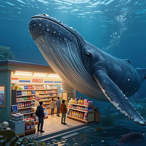 Deep-Sea Whale Convenience Store