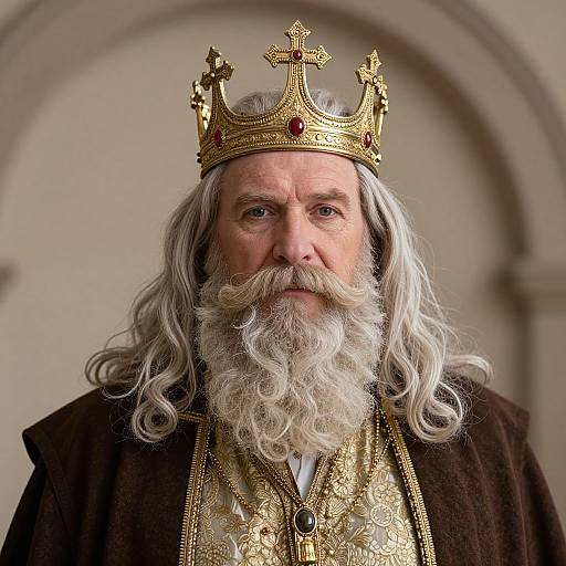 Northern King Portrait with Crown