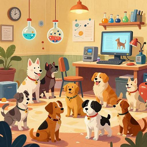 Fantasy Dog Crossbreed Workshop Illustration