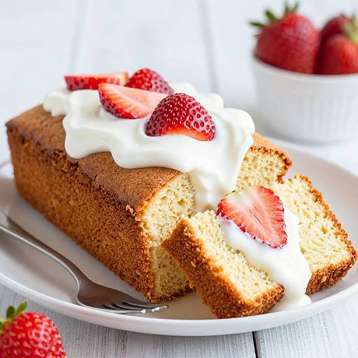 Homemade Strawberry Pound Cake Recipe