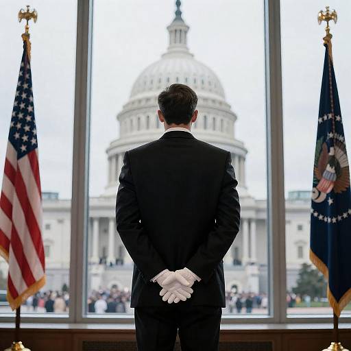 Mysterious Man at the Capitol Window