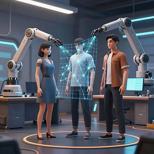 AI Clothes Removal Concept Art