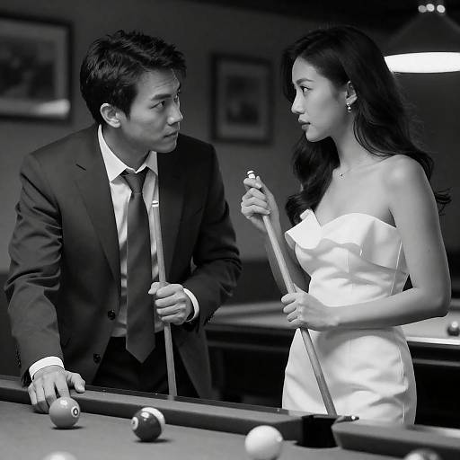 Intense Pool Game: A Classic Encounter