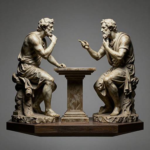 Midnight Philosophers' Animated Debate