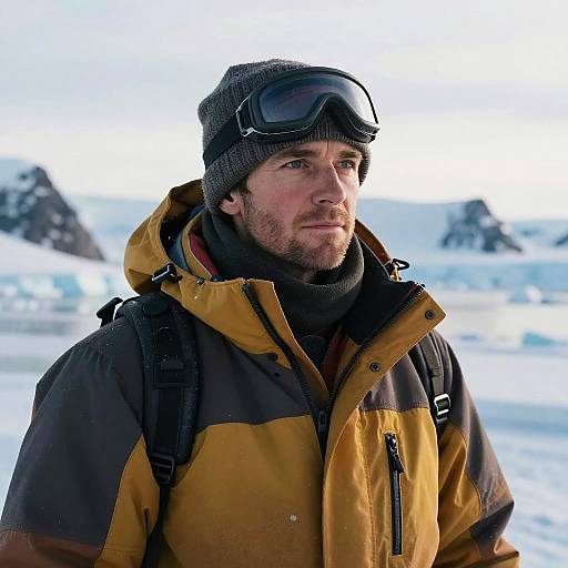 Ultra-Detailed Arctic Explorer Portrait