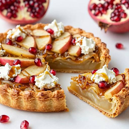 Caramelized Onion and Apple Brie Tart