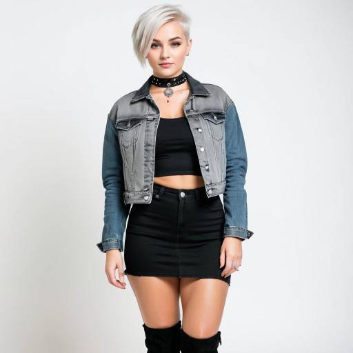 Confident Woman in Bold Fashion Pose