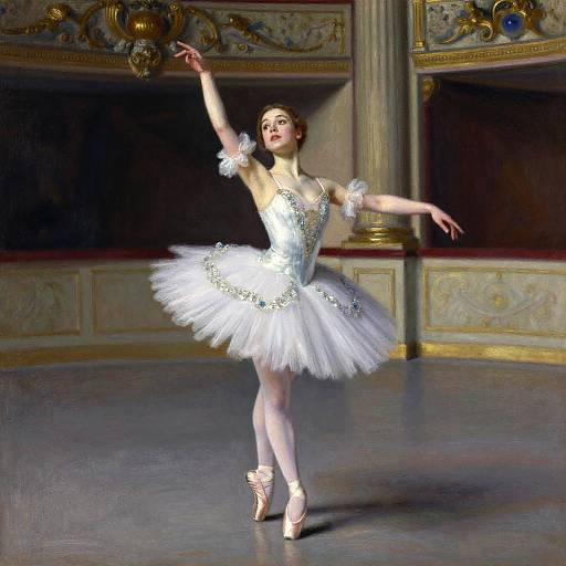 Pastel Ballerina in Grand Theater