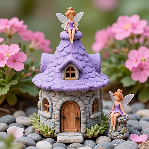 Enchanted Miniature Fairy House Scene