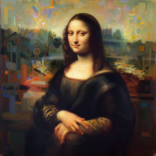 Vibrant Abstract AI Art Fusion