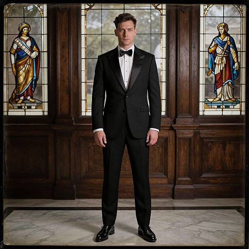 Elegant Man in Classic Evening Attire