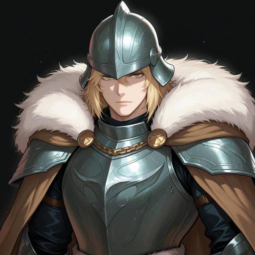 Curious Lanky Hero in Armor Curious Lanky Hero in Armor