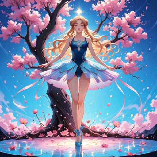 Ethereal Ballerina in Serene Nature