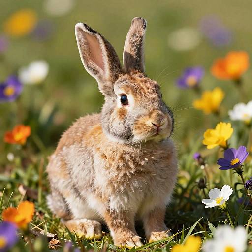 Hyper-Realistic Furless Bunny Scene