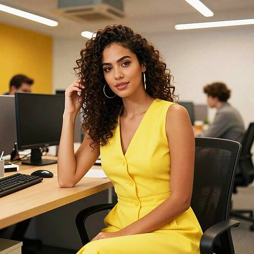 Portrait of Woman in Modern Office