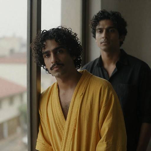 Two Men in Urban Setting