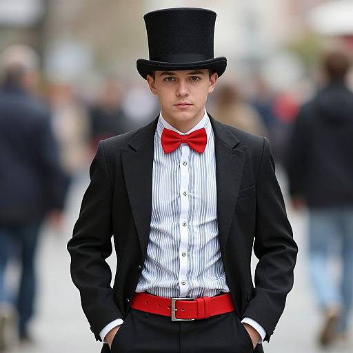 Realistic Male Ringmaster Portrait