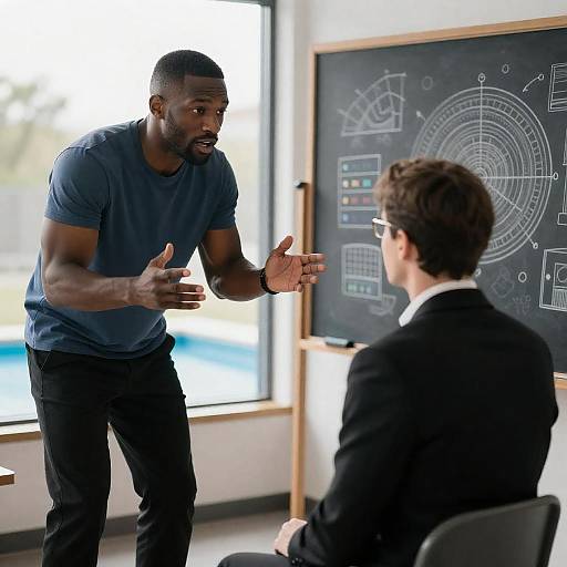 Dynamic Duo in Creative Classroom Setting