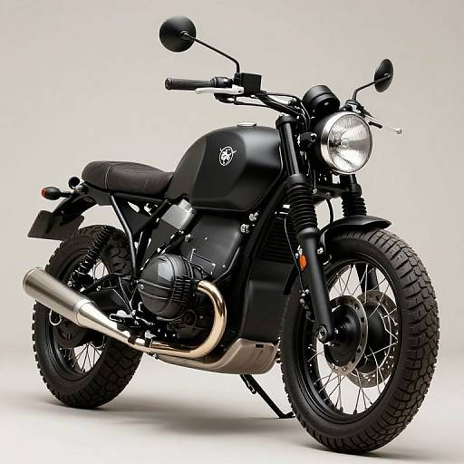 Matte Black BMW R50/3 Bobber
