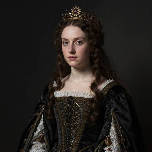 Solemn Gothic Princess Portrait