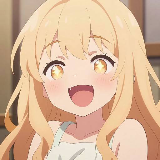 Joyful Anime Character Laughing