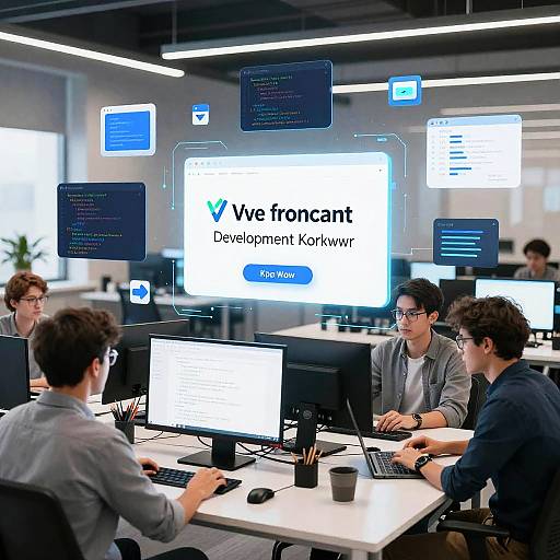 Vue Frontend Dev: Holographic Collaboration