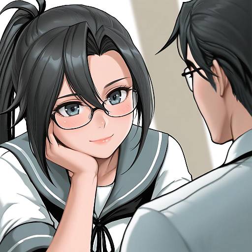 Illustration of Amagiri (kancolle), kantai collection in the style of Dopey (dopq)