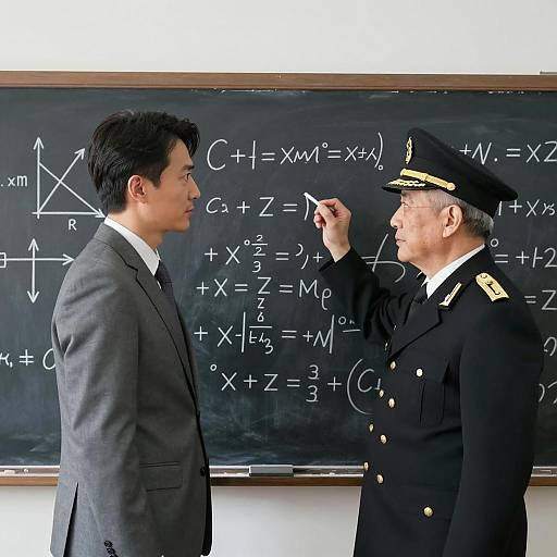 Mathematical Exchange Between Two Scholars